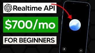 How To Make Money With OpenAI Realtime API For Beginners 2024 (Make Money With AI)