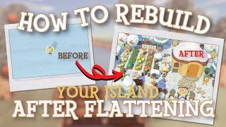 What to do AFTER you FLATTENED your island 🪓 | 5 TIPS FOR REBUILDING | Animal Crossing: New Horizons