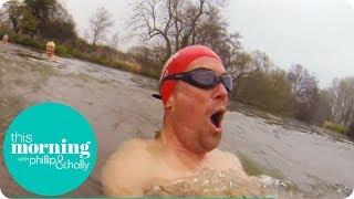 Simon Thomas Takes Part in Cold Water Swimming | This Morning