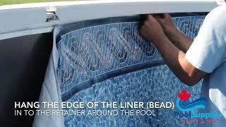 Beaded Above Ground Pool Liner Installation (With Voiceover) | Available at Pool Supplies Canada.ca