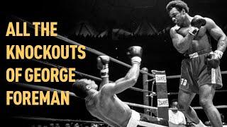 All 68 Knockouts Of George Foreman