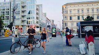 [4K] Walking in Berlin Germany Summer Evening 2020 - Checkpoint Charlie Walk Tour