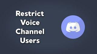 Restrict Number of Users Allowed in a Discord Voice Channel | Discord Voice Limit | Discord Tutorial