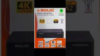 Solid 1080 Android with dd free dish | solid 1080 | android 10 | dd free dish | solid set top box