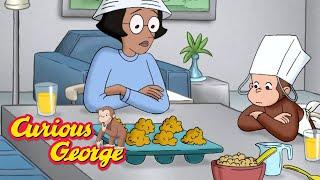 Baking with George  Curious George  Kids Cartoon  Kids Movies