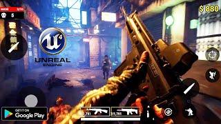 NEW FPS REALISTIC GRAPHICS GAMEPLAY FOR ANDROID IOS SURVIVAL UNREAL ENGINE 4 2022