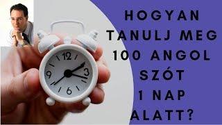 Angol Szótanulás: Hogyan tanulj meg 100 új szót 1 nap alatt? (Szuper Memória Trükkök!)