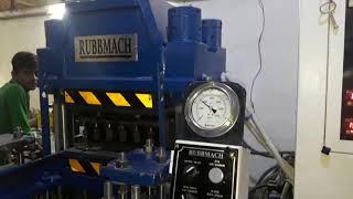 rubber engine mounting making hydraulic press CMT 300 BY RUBBMACH