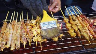 Taiwanese Street Food - Xinjiang Shish Kebab - Taiwan Food