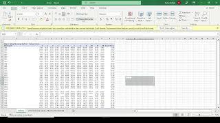 Convert daily data (Discharge) to monthly and annual data using excel | Text to Columns| Pivot Table