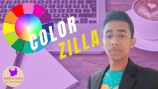 How to use ColorZilla and add (Chrome Extension). Bangla tutorial.