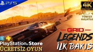 ÜCRETSİZ OYUN: GRID LEGENDS TÜRKÇE | PS PLUS MAYIS 2023 (PS5) 4K 60FPS HDR İLK BAKIŞ & İNCELEME