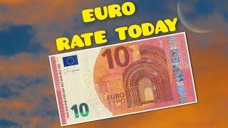 Euro (EUR) Currency Exchange Rate Today | What Is The 1 Euro Rate? | 10.12.24