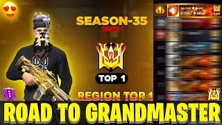 Road To Grandmaster Season-35Rank Pushing Region Top 1 in Duo