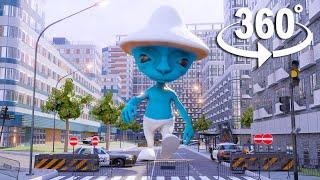 360° - SMURF CAT IN CITY | VR/360°