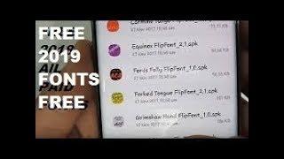 Samsung all Paid Fonts free download 2019 | 1000+ fonts free for all samsung  phones