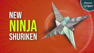 Ninja Shuriken Star Making with Currency Note #origami #creative #ninja #craft