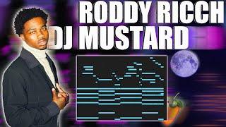 HOW TO MAKE HIT RECORDS FOR RODDY RICCH & MUSTARD | FL STUDIO BEAT TUTORIAL 2021