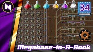 Powering Up SCIENCE LABS To Start The Megabase | #34 | Factorio Megabase-In-A-Book Lets Play