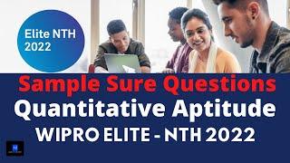 WIPRO Aptitude Questions and Answers | Sample Sure Questions | MUST DO | MJ