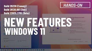 Windows 11 NEW Start menu Jump List, Recall AI changes, Sign-in animation (Beta, Dev, Canary)