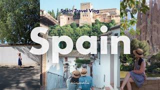 Spain Travel Vlog ️ EP1  Memories in Toledo, Granada, and Barcelona