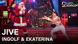 Der Weihnachtsmann ist da - im Jive von Ingolf & Ekaterina  | Let's Dance Weihnachtsshow 2023