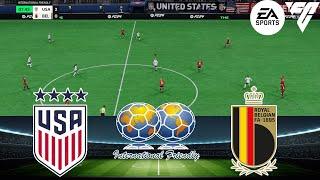 FC 24 - USA W vs Belgium W 01/1/2025 - INTERNATIONAL FRIENDLY - Gameplay PS5