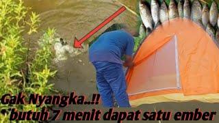 Camping sambil Mancing: pulang camping mancing dapat ikan satu ember