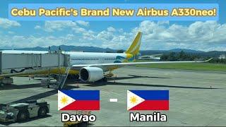 Flight Review | Cebu Pacific Airbus A330neo [RP-C3907] Economy Class | Davao to Manila