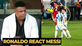 Brazilian Ronaldo's reaction to Messi and Julian Alvarez's goal against Canada | Football News Today