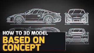 3D Modeling Based on Concept | 3Ds Max Tips and Tricks