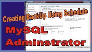 Schedule BackUp Database MySQL