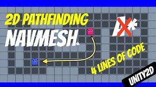 Enemy Follow Player, PATHFINDING in Unity2D || 4 Lines Of Code!