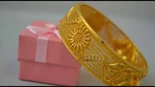 New bengle gold jewellery chura  ( चुरा ) with karaoke nepali song aasarai mahinama