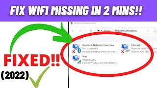 Fix Wifi Not Showing in Windows 11 Fix Wi-Fi Icon Not Showing Problem on Windows 11/10
