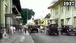 Bandung in the Past in 1927 | Rare Footage Colorized