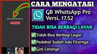 Cara Mengatasi Wa Gb Tidak Bisa Berbagi Layar