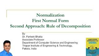 First Normal Form: Part-2 | Normalization | Parteek Bhatia | Simplified Approach to DBMS