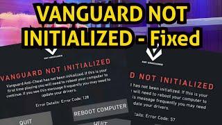 How To Fix Valorant Vanguard Not Initialized || Valorant Error Code 57 & Error 128 anti cheat Error