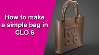 how to make a simple bag in clo6