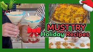 Christmas Recipes ... Sugar Cookie Martini || Cheese Enchiladas || Butterscotch Haystacks