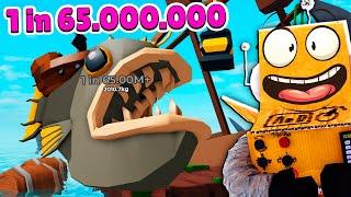 ПОЙМАЛ ЛЕГЕНДАРНОГО ПОЕДАТЕЛЯ КОРАБЛЕЙ! ПОДВОДНЙЫ МОНСТР ЧЕЛЛЕНДЖ ROBLOX GO FISHING