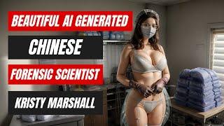 Kristy Marshall A Beautiful Huge Breasts Ai Generated Forensic Scientist Girl From China