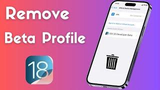 How to Remove \ Uninstall iOS 18 Beta From iPhone And iPad ( Without Computer )