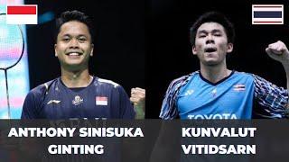 GINTING MELAJU! Anthony Sinisuka Ginting (INA) vs Kunvalut Vitidsarn (THA) | Badminton Highlight
