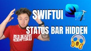 SwiftUI Tutorial - How to hide the Status Bar in Xcode 11.4.1