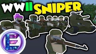 World War 2 Sniper - Deadliest sniper in history - Unturned RP (WW II)