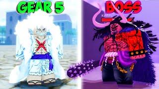 Can GEAR 5 LUFFY Beat EVERY Boss In Roblox One Piece? (Fruit Battlegrounds)