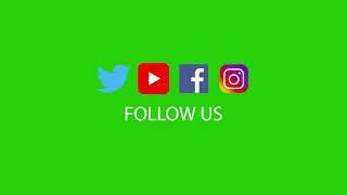 Amazing Social Media Icons Animation Green Screen | No COPYRIGHT